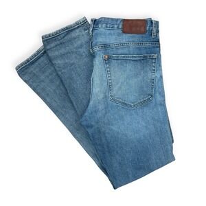 & Denim Mens Slim Fit Denim Jeans Size 34x30 Button Fly